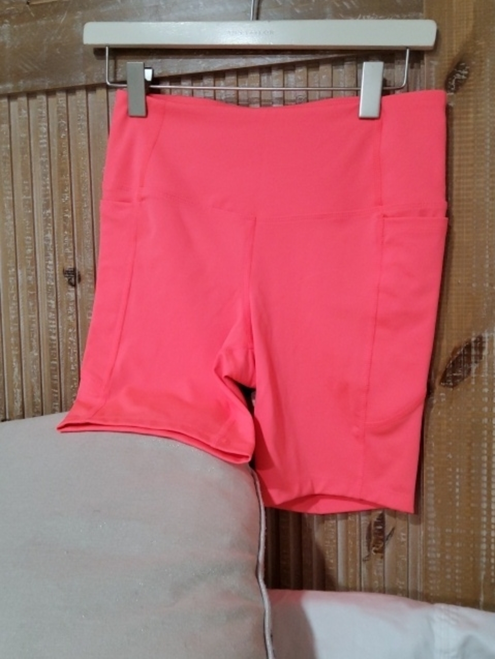 Athletic Works Women's Coral Bike Shorts with Side Pockets